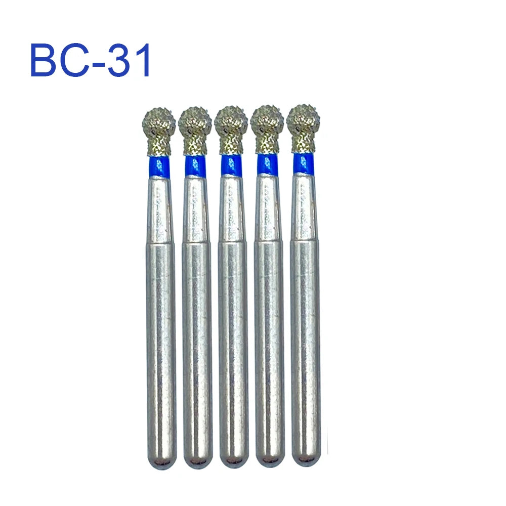 5pcs FG Dia 1.6mm Dental Drills – High-Speed Handpiece Diamond Burs for Teeth Whitening