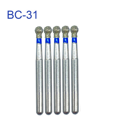 5pcs FG Dia 1.6mm Dental Drills – High-Speed Handpiece Diamond Burs for Teeth Whitening