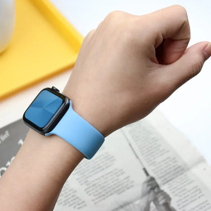Silicone Sport Band for Apple Watch — Fits Ultra 2/3 & Series 11–SE (40–49mm)