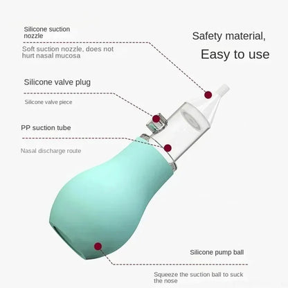 Baby Nasal Aspirator - Gentle Nose Cleaner and Nasal Irrigation Tool for Infant and Child Care
