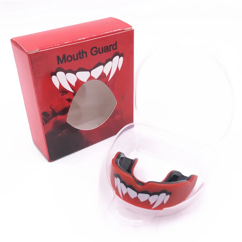 MMA Professional Boxing Mouthguard - Muay Thai Training Tooth Protection Set for Adults & Children’s Fighting