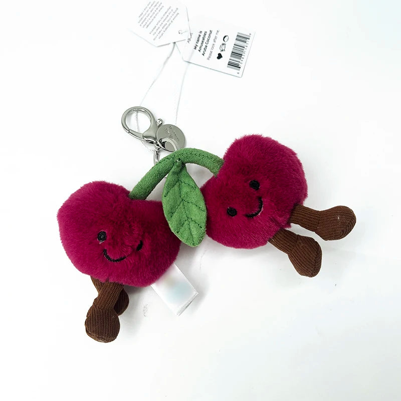 Bathrobe Bear & Rabbit Plush Toy Backpack Charm – Cute Cartoon Plush Gift for Birthday & Christmas
