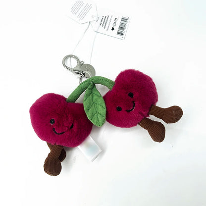 Bathrobe Bear & Rabbit Plush Toy Backpack Charm – Cute Cartoon Plush Gift for Birthday & Christmas