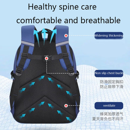 Waterproof Lightweight Backpack for Kids - Boys and Girls Schoolbag for Elementary and Middle School
