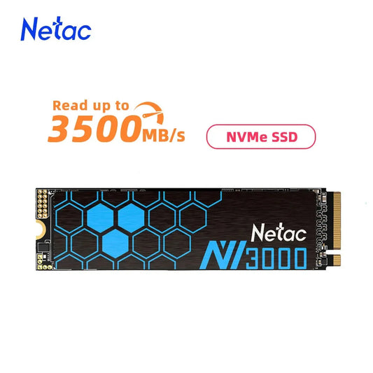 Netac NVMe M.2 SSD 2280 Internal Solid State Drive – 250GB, 500GB, 1TB, 2TB PCIe High-Speed Storage for Laptop & Desktop PC