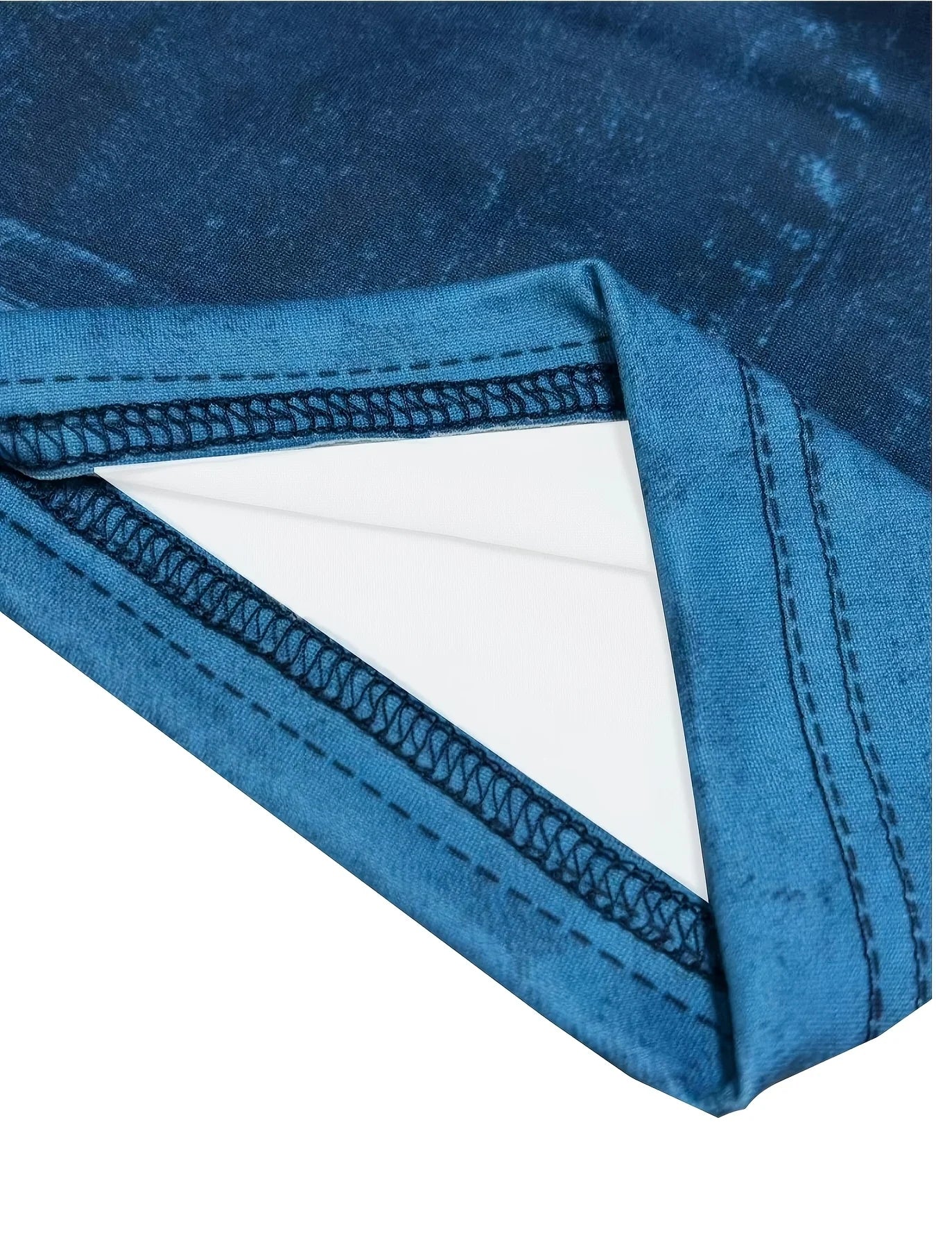 Plus Size Tummy Control Biker Shorts - High Waist 3-Button Faux Denim Cycling Shorts for Curvy Women