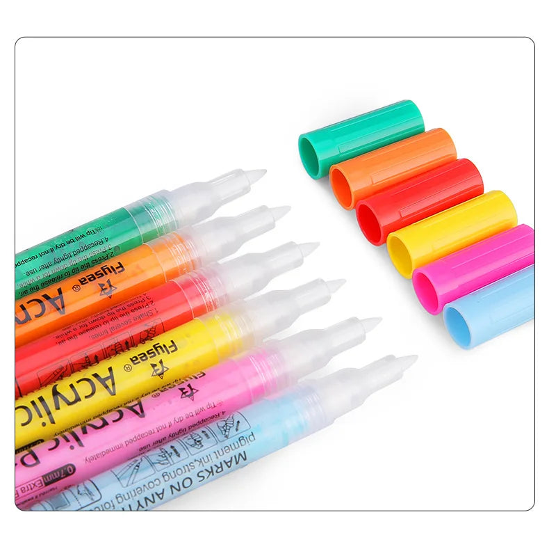 New Golf Club Color Changing Pen – Waterproof Acrylic Ink with Sunscreen & Covering Power, 12 Colors Gift for Golfers