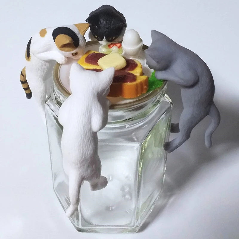 Goldfish Cat Blind Box Ornament - Cute Cat Figure Desktop Decor Toy Gift Collection