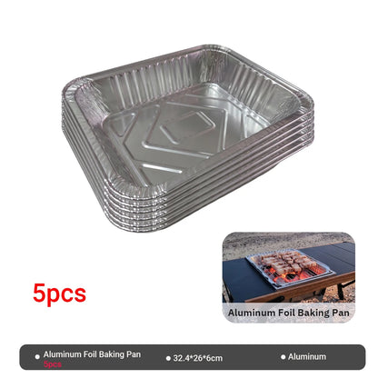 Pandatour IGT Stainless Steel Camping Grill - Folding High-Heat BBQ Stand for Outdoor Picnics & Barbecues