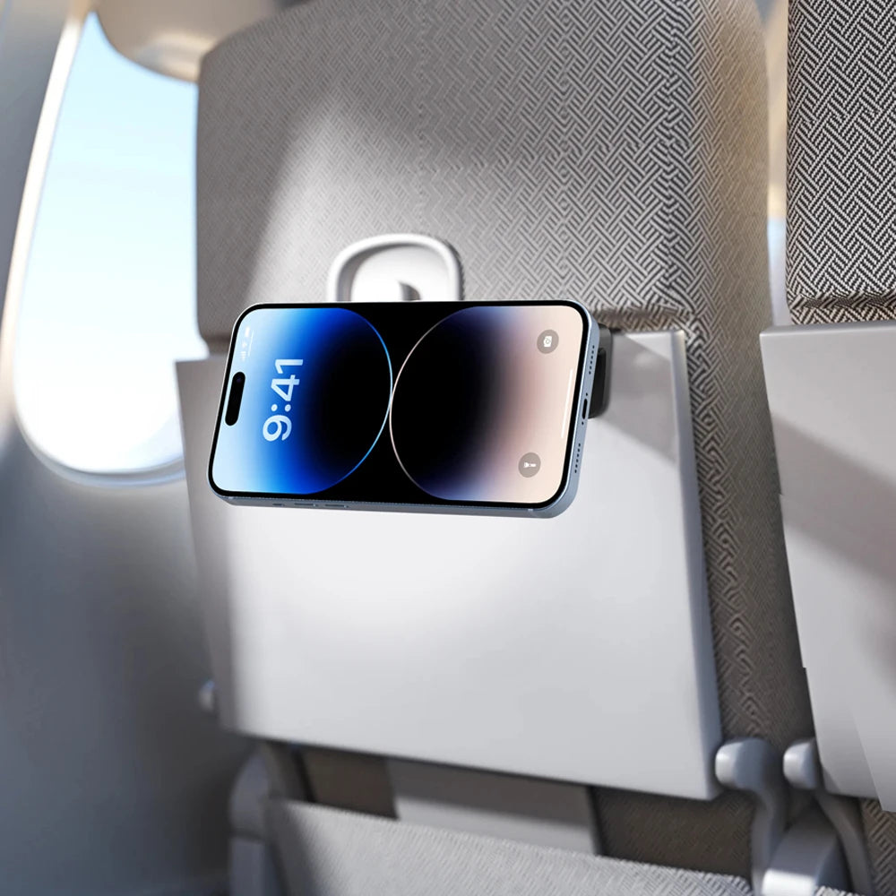 Airplane Mobile Phone Holder Stand – Portable Magnetic Travel Mount for MagSafe iPhone 16 & Xiaomi