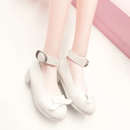 BJD Doll Accessories 60cm – 1/3 Scale 7.5cm High Heel Boots & Sandals for Girl Dolls, Dress-Up Playhouse Toy Shoes