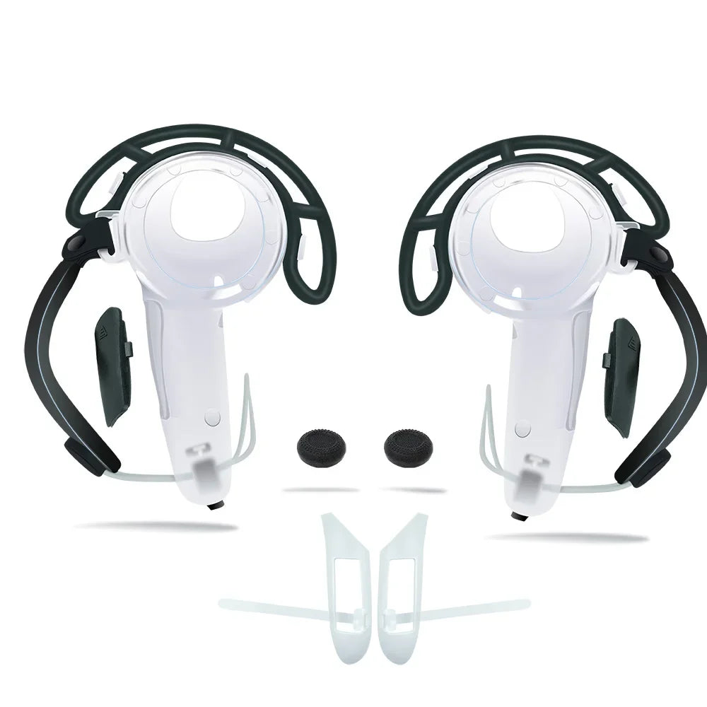Handle Control for Meta Quest 3S – Strap Controller Grip with Battery Open Touch & Bumper Shelf Accessory