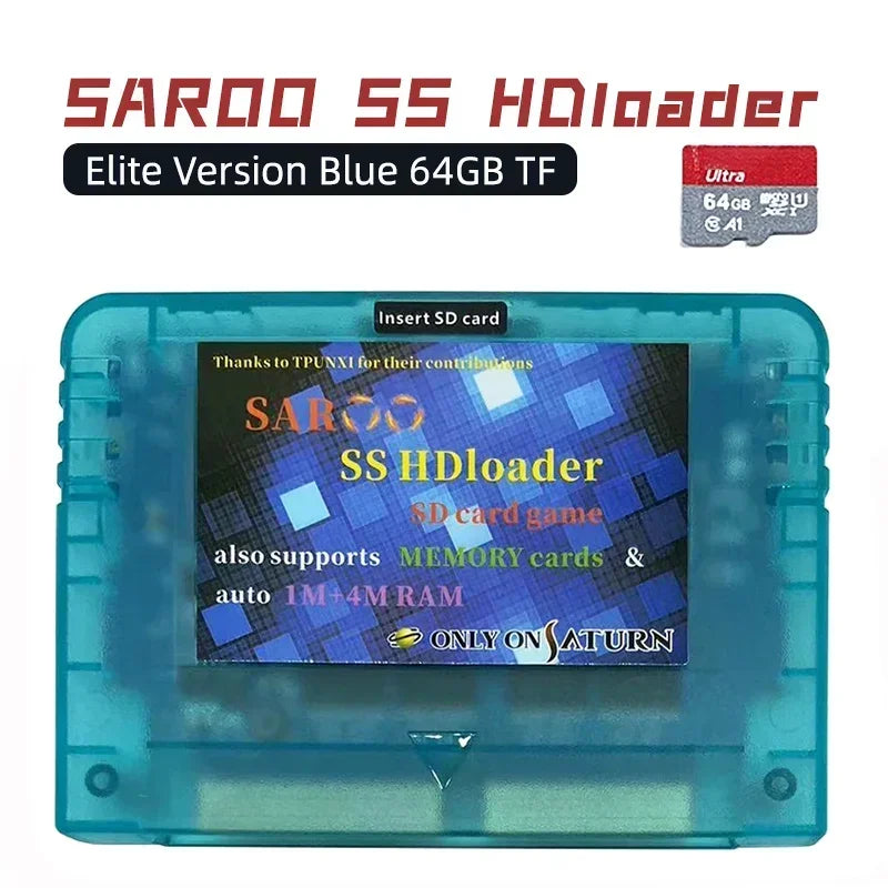 SEGA Saturn 0.7 Firmware SAROO SS Fast Reading Card – TF/SD Card Direct Reading Accelerator for Console