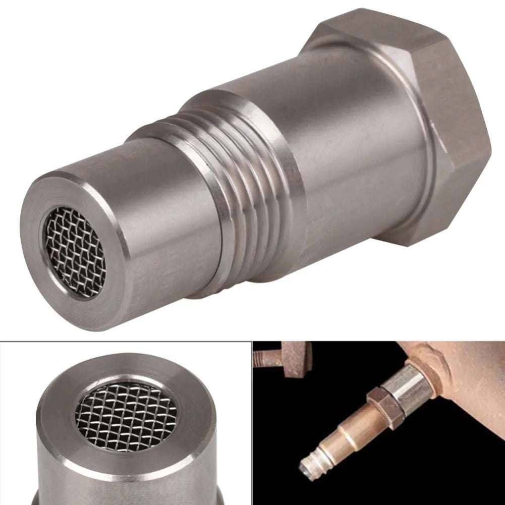 Car CEL Fix Check Engine Light Eliminator - O2 Sensor Protective Shell Plug Adapter with Mini Catalyst M18 x 1.5 (1-5PCS)