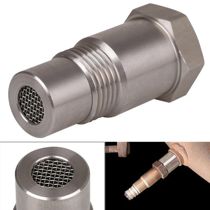 Car CEL Fix Check Engine Light Eliminator - O2 Sensor Protective Shell Plug Adapter with Mini Catalyst M18 x 1.5 (1-5PCS)
