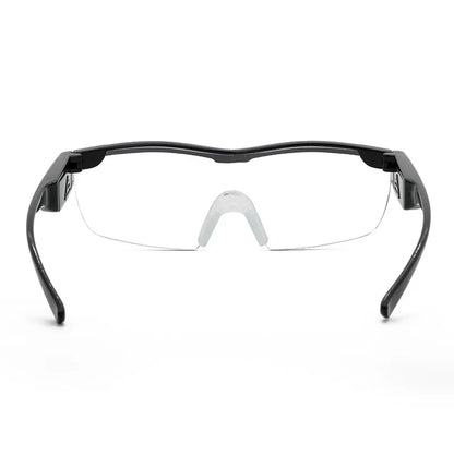 2.5X Magnifying Headband Glasses with LED Light — Portable Acrylic Lens Magnifier for Reading & Repairs
