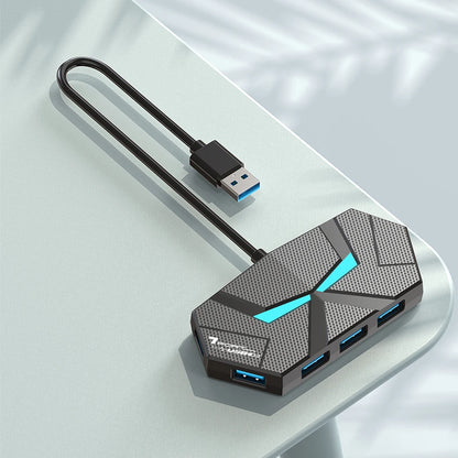 7-Port USB 3.0 Hub Type-C Docking Station — High-Speed 5Gbps Adapter for Laptop, Hard Drive, Mouse & Keyboard