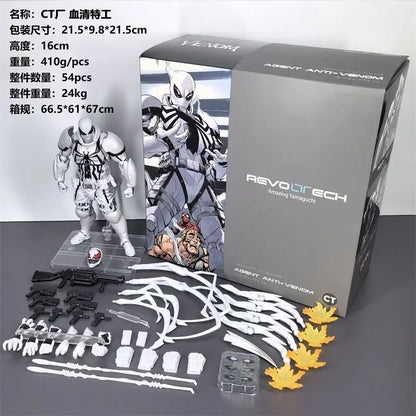 CT Toys Agent Venom Action Figure – Amazing Yamaguchi Anti-Venom Spiderman Anime Toy Gift