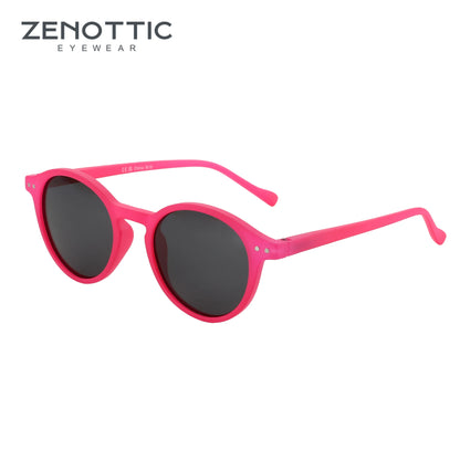 ZENOTTIC Retro Circular Polarized Sunglasses (S Size) – Vintage Small Round UV400 Goggles for Men & Women