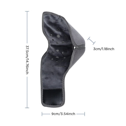 Electric Foot & Ankle Massager with Heat – Cordless Vibration Heating Pad Wrap for Sports Recovery and Support