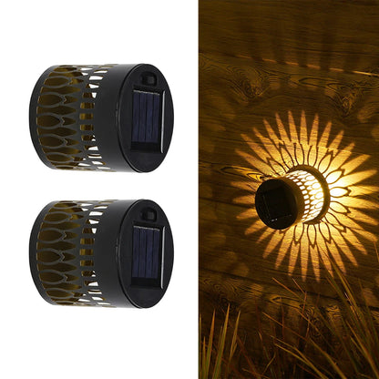 2026 Solar Outdoor Wall Light - Waterproof Projection Lamp for Yard, Patio & Landscape Decor