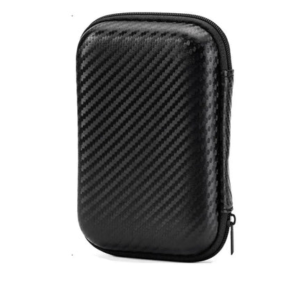 Shockproof Waterproof Headphone Case – EVA Hard Shell Carrying Box with Double Zipper & Dustproof Design