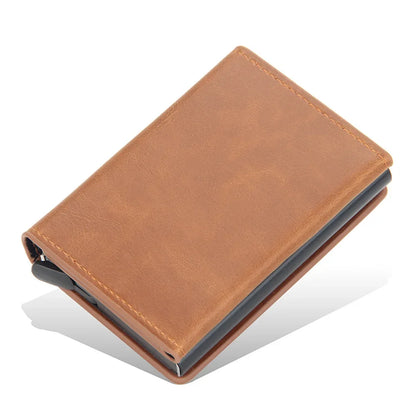 Anti-Theft RFID Credit Card Holder – Smart Minimalist Slim Wallet for Men & Women, Cardholder & Cash Case