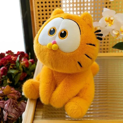 25cm Garfield Plush Doll – Kawaii Cartoon Anime Cat Soft Toy and Decorative Gift