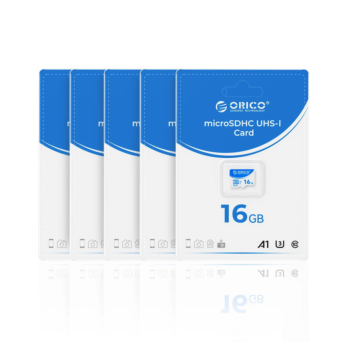 ORICO Micro SD Card – 16GB, 32GB, 64GB, 128GB A1 U3 Class 10 V10 for Camera, Drone & Dash Cam