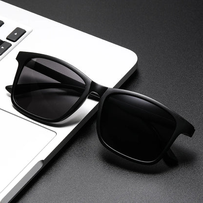 2024 New Men’s Business Polarized Square Frame Sunglasses – Fashion Outdoor Fishing & Driving Eyewear