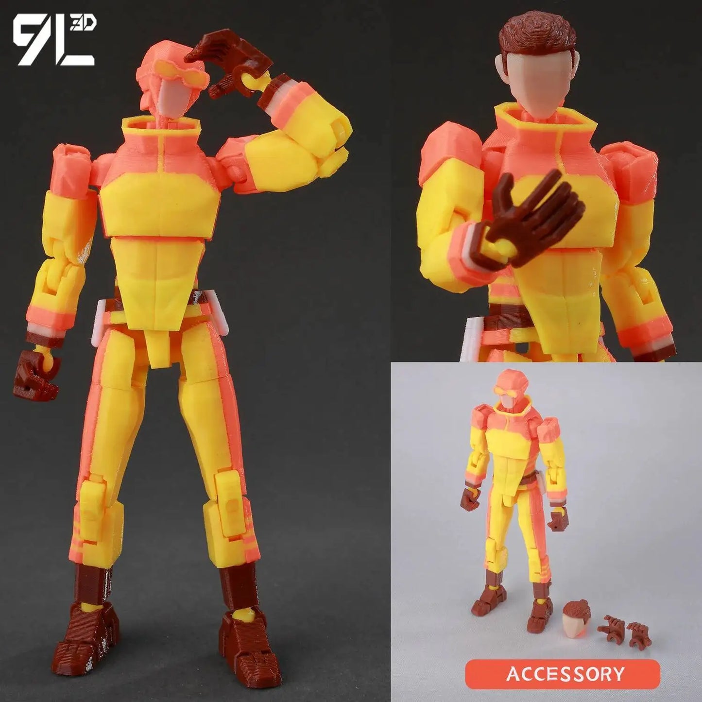 9LToyWodu Invincible Boy Action Figure – Anime Collectible Toy for Cosplay, Stop Motion & Birthday Gifts