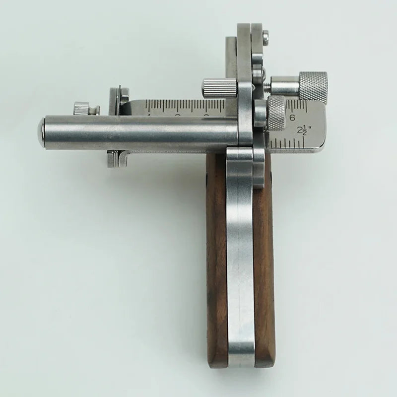 Nattools Manual Belt Cutter - 10–60mm Adjustable Stainless Steel Leather Cutting Tool