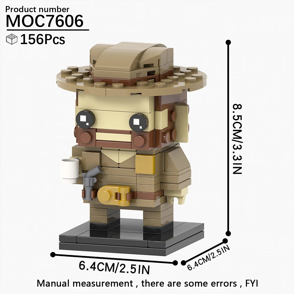 MOOXI Monster Demodog Stranger Things Figure Brickheadz Building Blocks Set – MOC Toy Gift