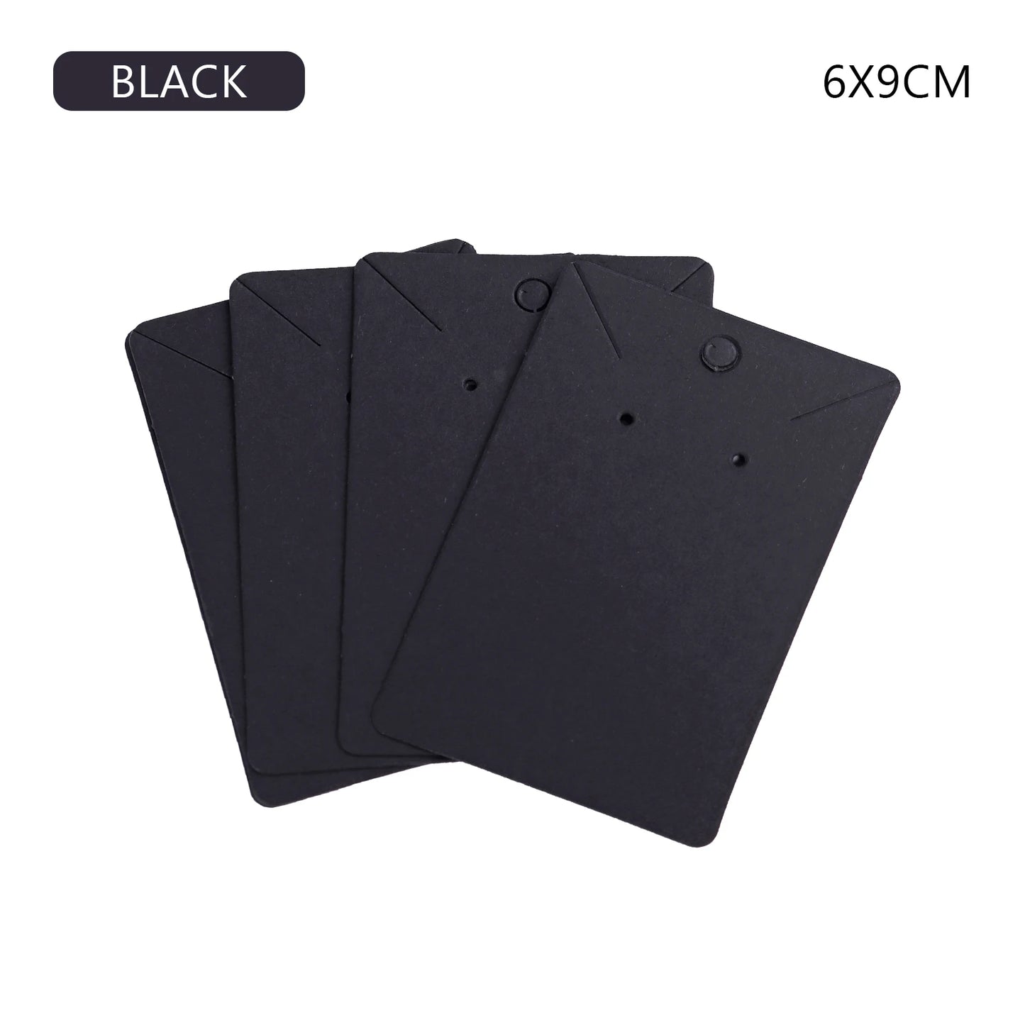 50PCS Jewelry Display Cards — Self-Seal Cardboard Hang Tags for Earrings & Necklaces, Jewelry Organizer Packaging