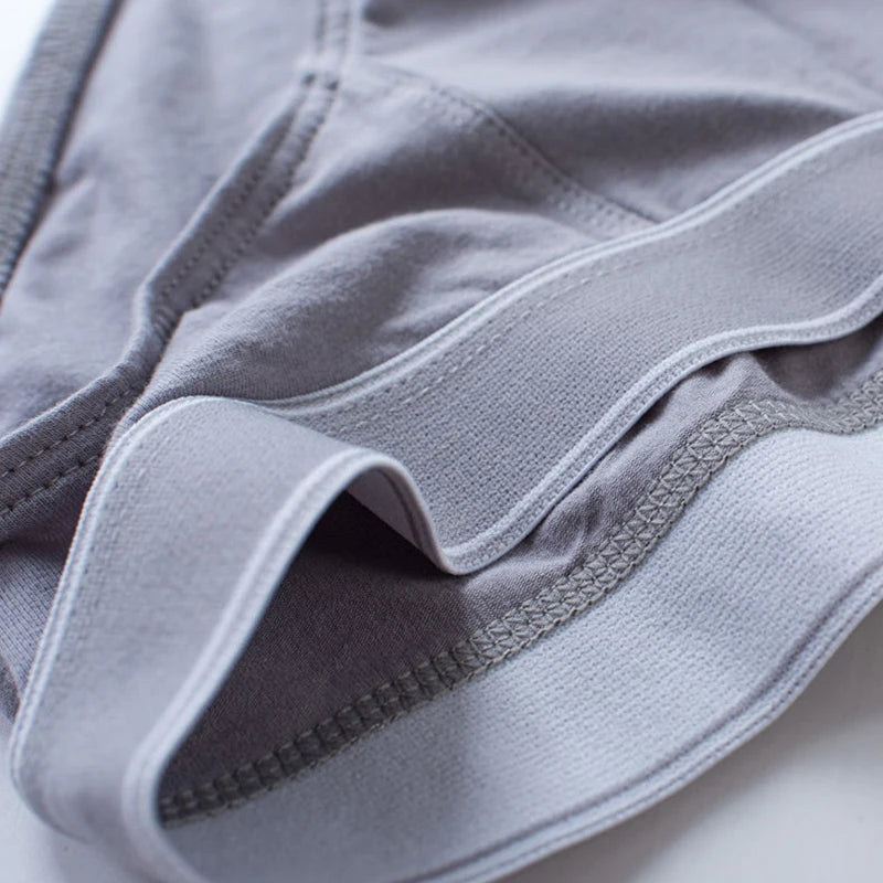 4-Pack Men's Cotton Briefs - Breathable Printed Underwear with Comfortable Fit & Stylish Design
