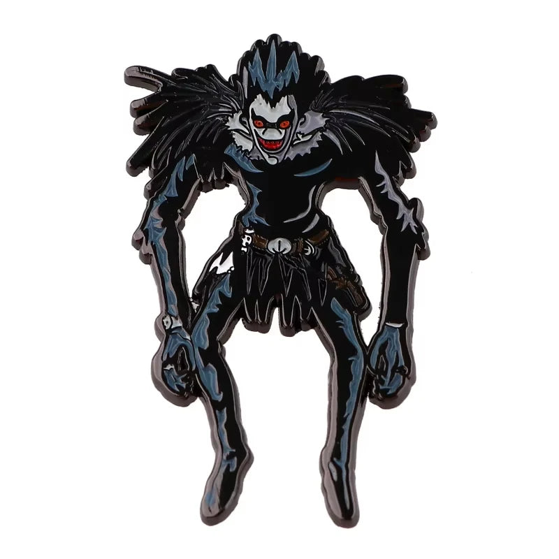 Death Note Ryuk Enamel Pin - Anime Shinigami Lapel Brooch for Manga Fans, Backpacks and Clothing Decor