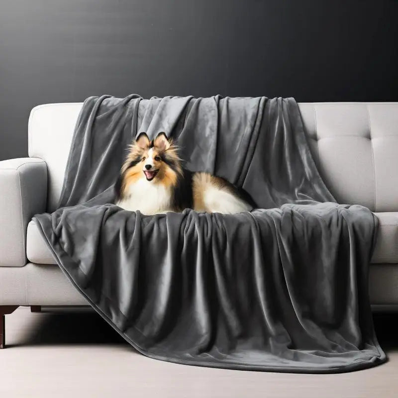 Waterproof Reversible Blanket – Water-Resistant Leakproof Bed & Sofa Cover for Adults, Elderly, and Pets