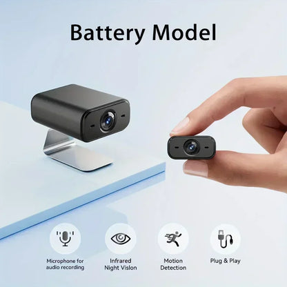 Mini WiFi Wireless Home Security Camera – Mobile Remote, Indoor Plug-In, HD, Multi-Scenario Use