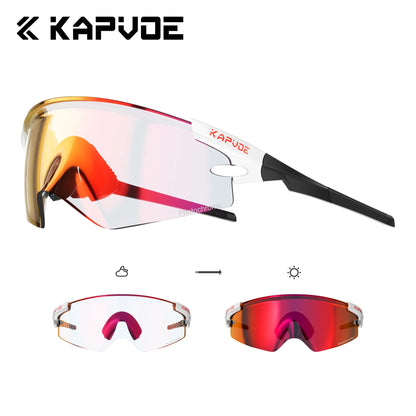 Kapvoe Cycling Sports Sunglasses – UV Protection Bike Glasses for Road & Mountain Riding (Men & Women, 2026 Model)