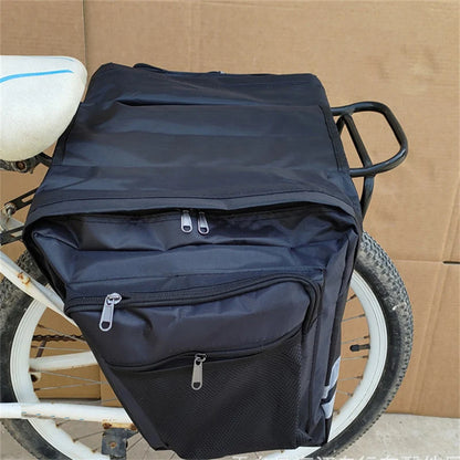 2-in-1 Cycling Double-Side Rear Rack – Camo Trunk Bag & Bike Pannier for Mountain & Road Bikes
