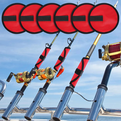 6pcs Lure Wrap Covers — Fishing Bait & Hook Guards for Rod Safety, Protect Fishermen While Fishing