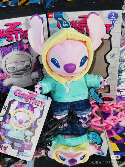 Miniso Disney Stitch Gen Z Street Series Blind Box – Vinyl Figure Pendant & Bag Charm Gift