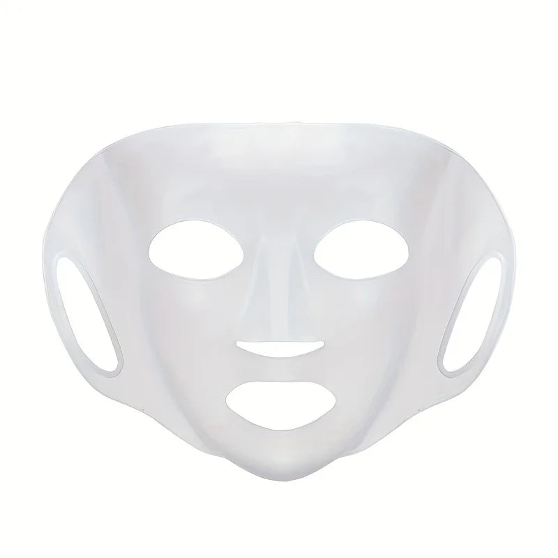 3D Silicone Mask Cover — Reusable Ear-Hanging Facial Tool for Moisturizing & Firming Skin