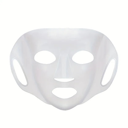 3D Silicone Mask Cover — Reusable Ear-Hanging Facial Tool for Moisturizing & Firming Skin