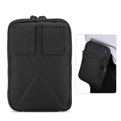 Molle Tactical Concealed Gun Holster Pouch - EDC Magazine & Pistol Carry Waist Fanny Pack for Handguns