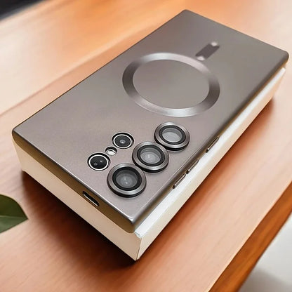 Luxury Magnetic Wireless Charging Case - Shockproof Soft Cover for Samsung Galaxy S26, S25, S24 & S23 Series
