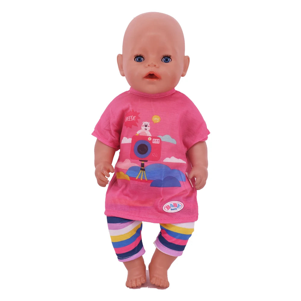 Official Doll Clothes & Accessories – Matching Style Outfits for 18-Inch American & 43cm Reborn Baby Dolls, Our Generation Girl Toys Gift