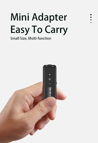 3 in 1 Bluetooth 5.3 Audio Receiver & Transmitter – 3.5mm AUX, USB Wireless Adapter with Mic for TV, PC, Headphones & Car