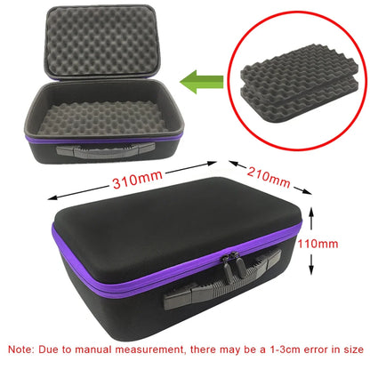 DIY Foam Hard Carry Case Storage Bag – Shockproof Travel Zipper Organizer for Camera & Outdoor Tool Accessories
