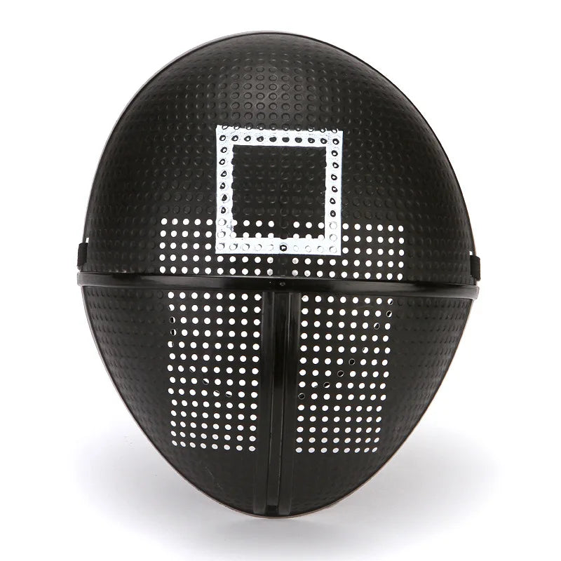 Halloween Cosplay Disguise Mask - Triangle, Circle & Square Full Face Mask for Film-Themed Costume Parties